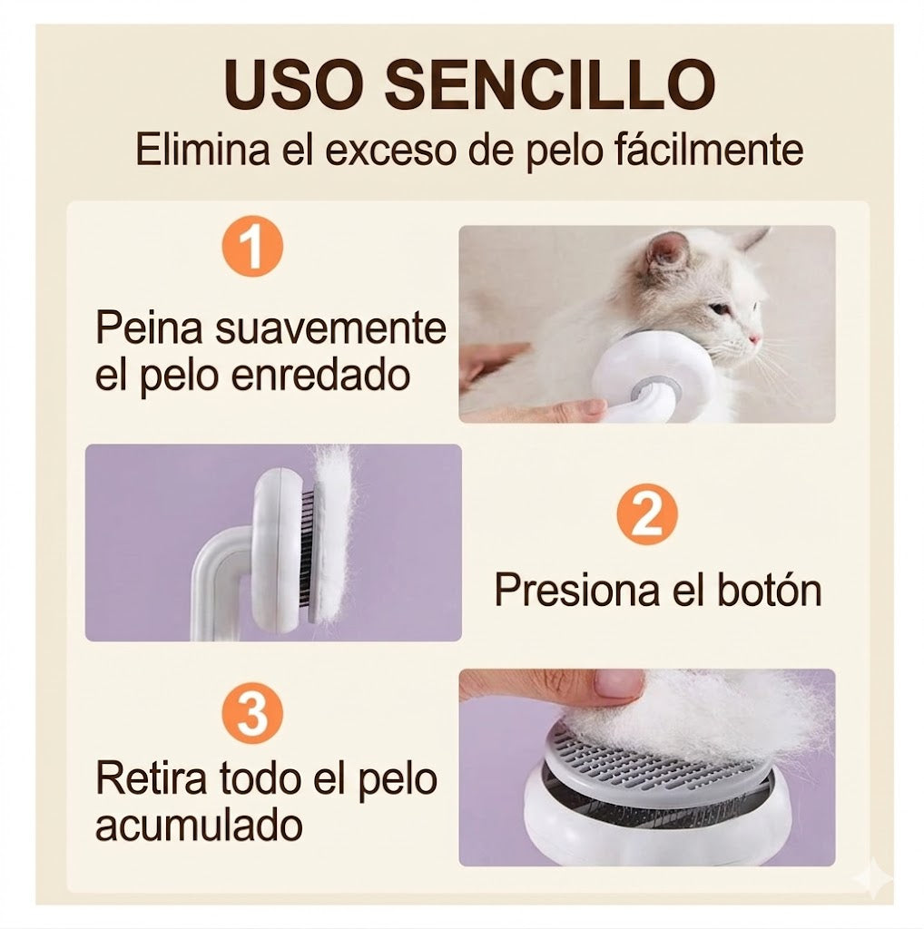 Cepillo Removedor de Pelo para Mascotas
