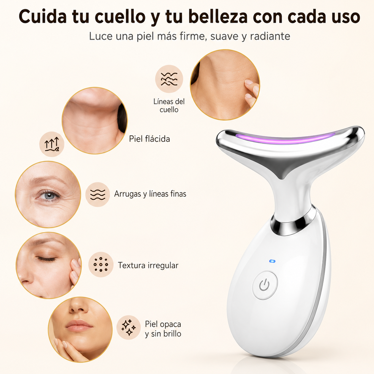 Masajeador Facial Reductor Recargable