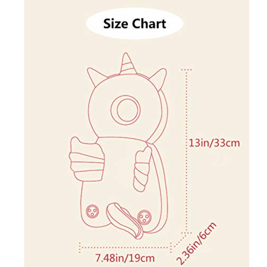 Mochila protectora para la cabeza bebé