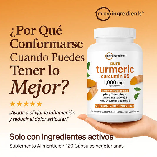 Cúrcuma Curcumina 1000mg Premium – 120 Cápsulas