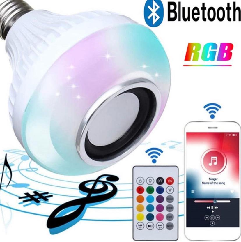 Bombillo LED Inteligente con Parlante Bluetooth