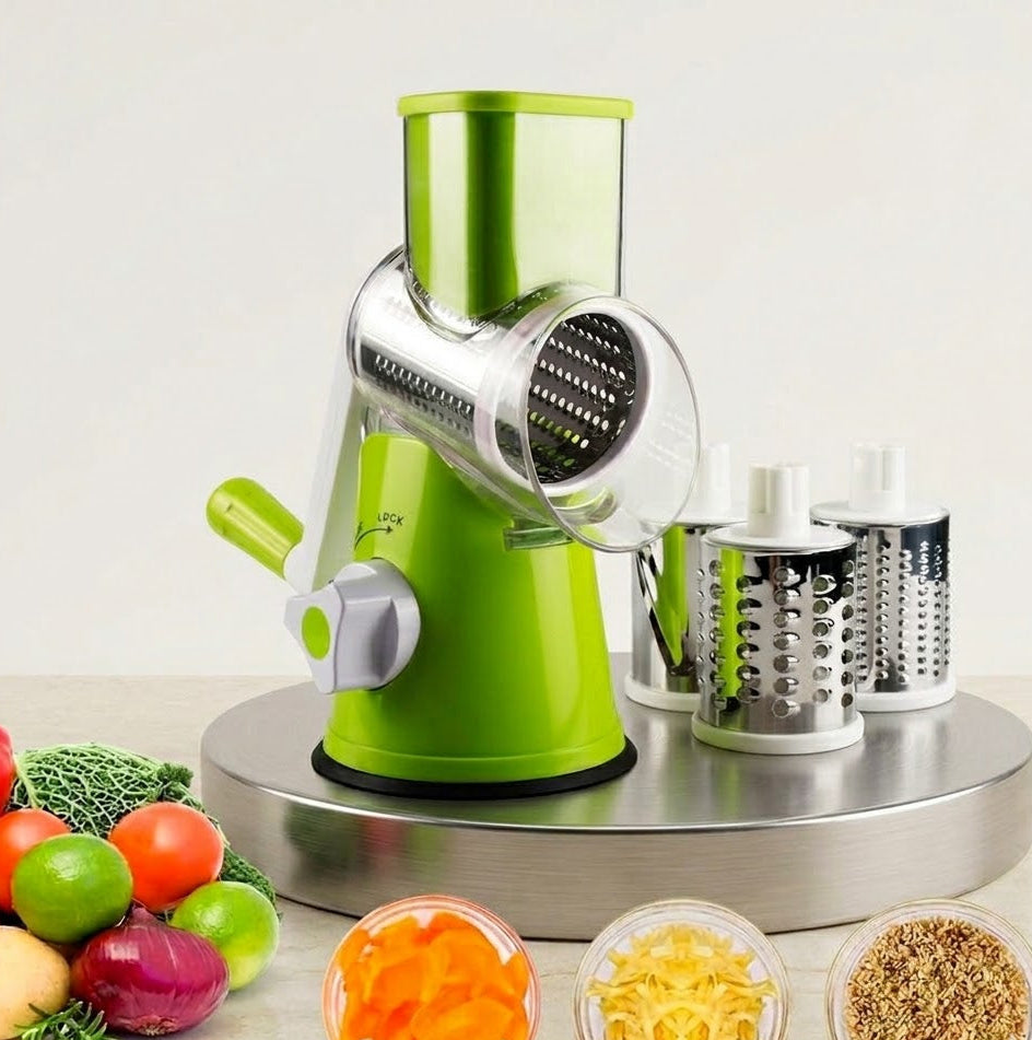 Rallador Manual de Verduras Multifuncional – Cocina Rápido, Fácil y Sin Esfuerzo