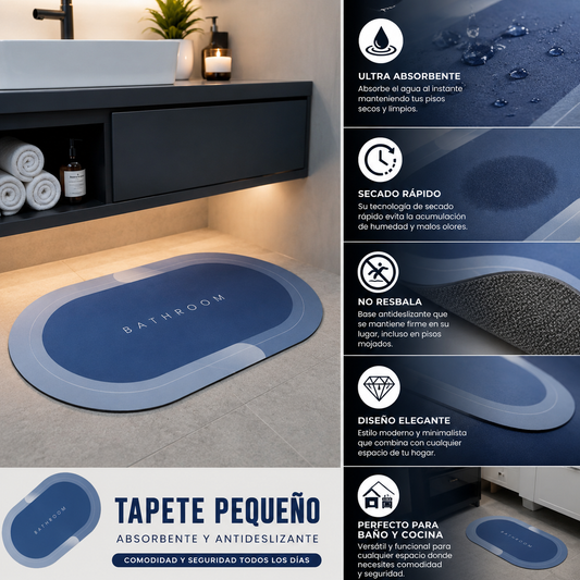 Tapete Pequeño Absorbente Y Antideslizan