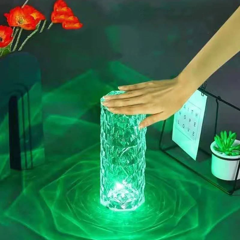 Lámpara de Mesa LED RGB Rose Diamond