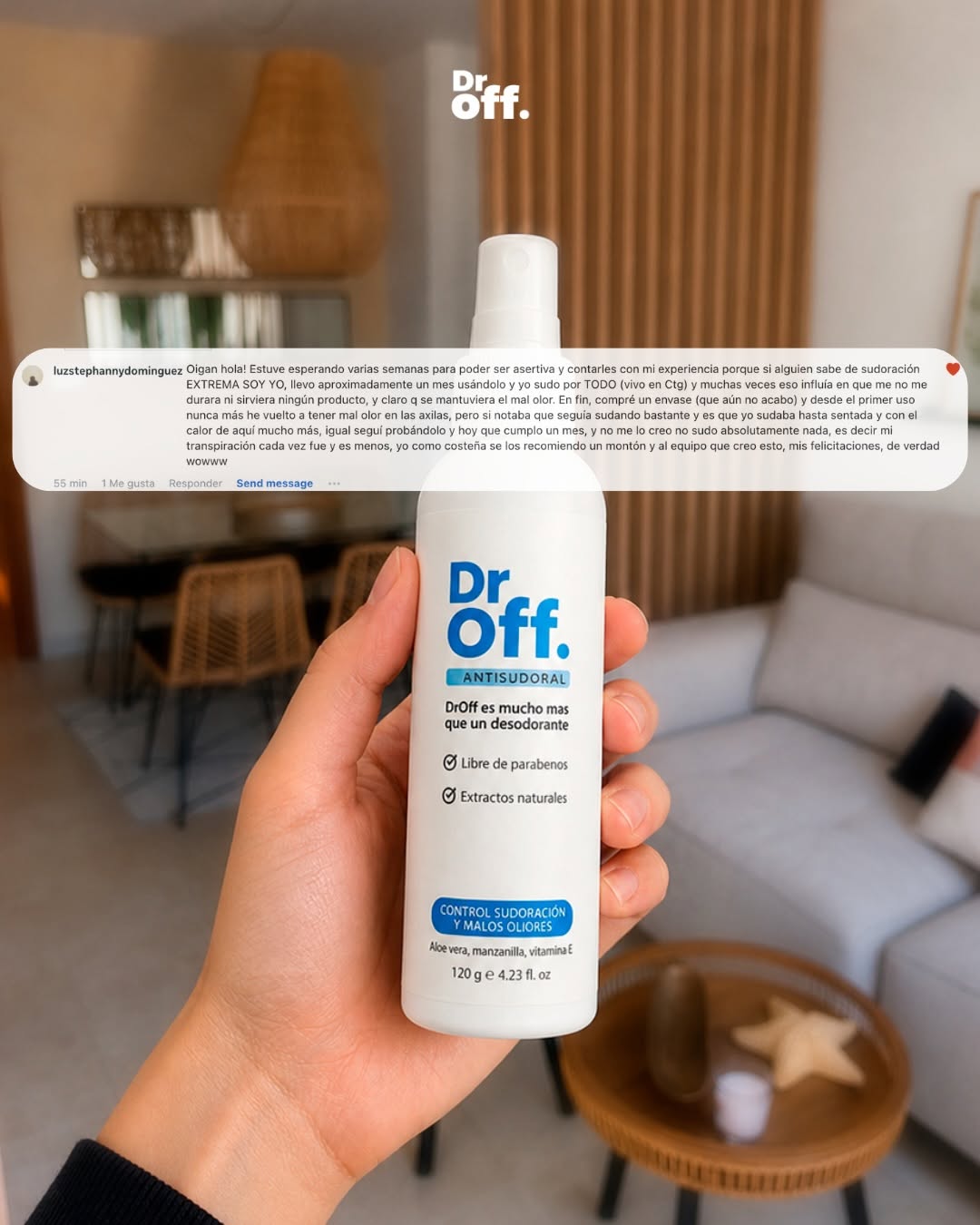 Dr. Off Antisudoral Spray 120ml