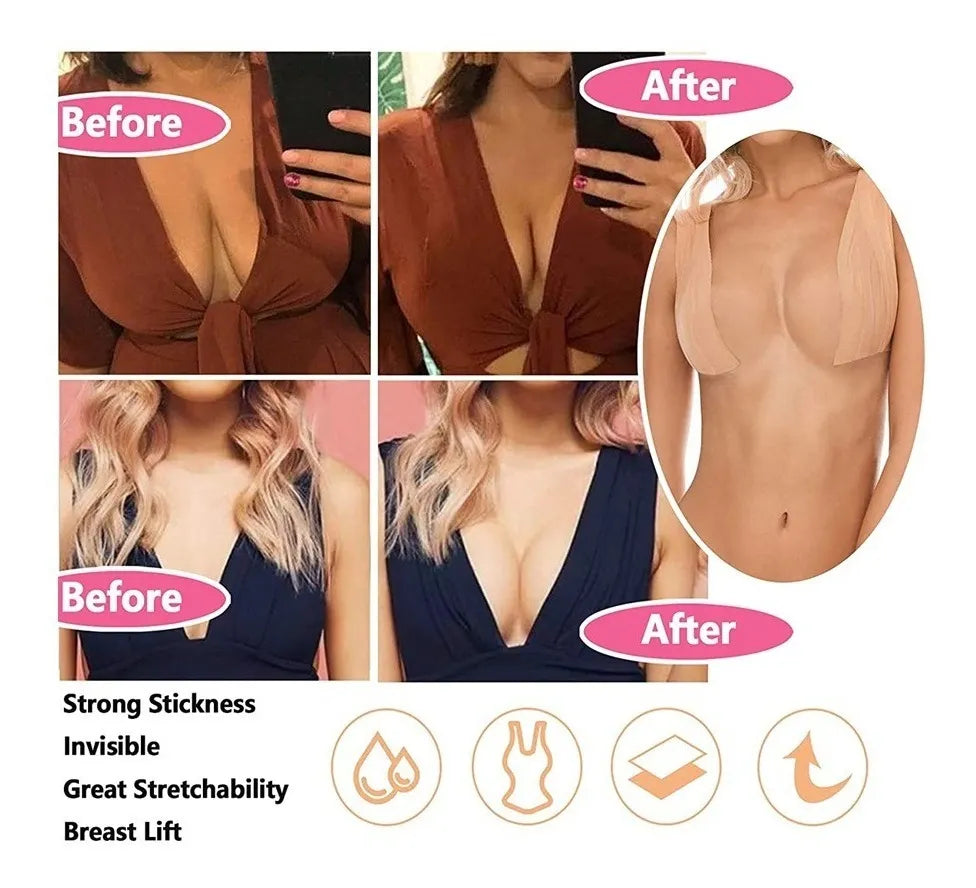 Cinta Adhesiva Invisible para Realce de Busto