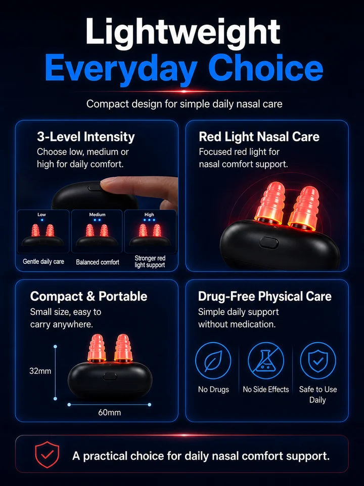 Dispositivo De Terapia Nasal Luz Roja