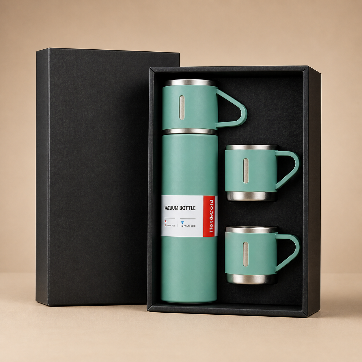 Kit Termo Vacuum Térmico 500ML – Acero Inoxidable